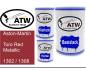Preview: Aston-Martin, Toro Red Metallic, 1302 / 1308: 500ml Lackdose + 500ml Klarlack + 250ml Härter - Set, von ATW Autoteile West.
